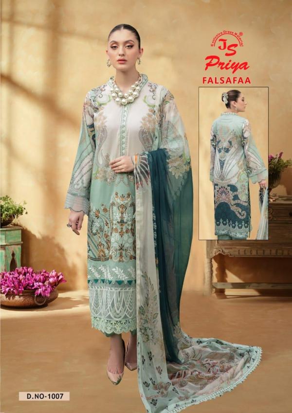 Js Priya Falsafaa Vol-1 Cotton Designer Exclusive Dress Material